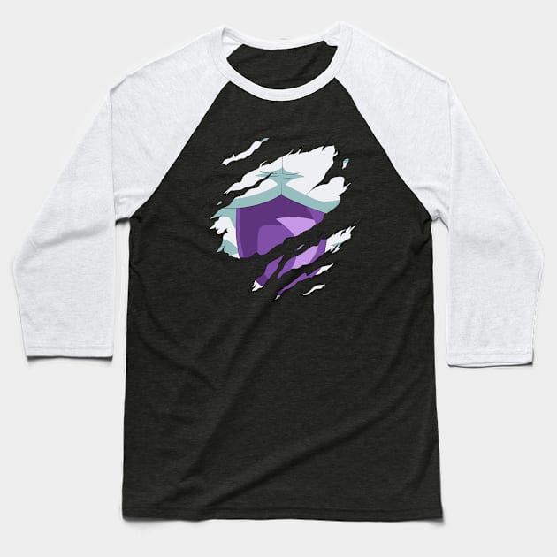 Frieza Rip Baseball T-Shirt by MEArtworks